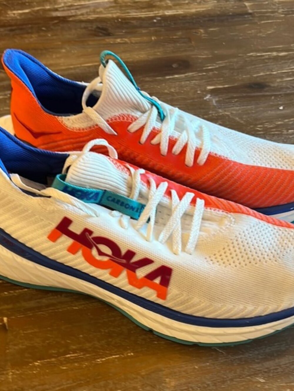 EUC HOKA ONE CARBON X 3 WOMENS RUNNING SHOES SIZE 8.5B - Picture 4 of 6